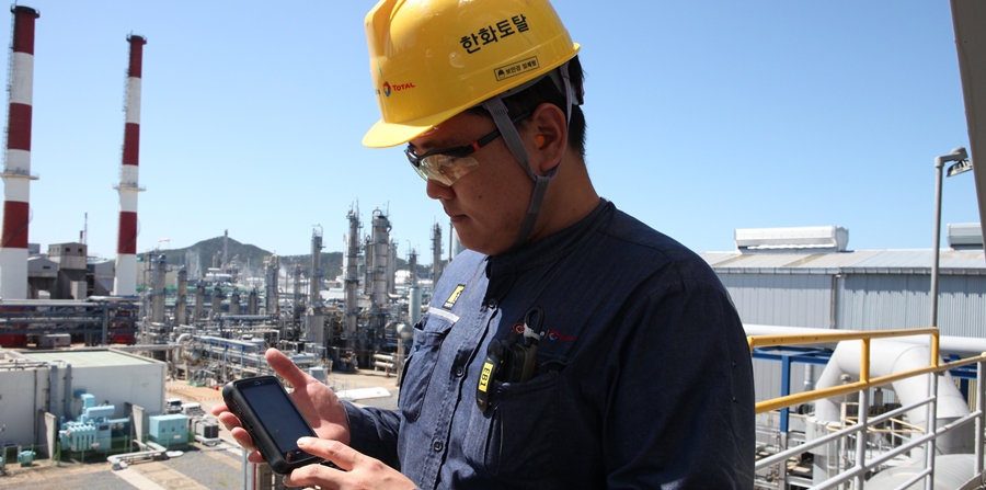 한화토탈 방폭 스마트폰 도입